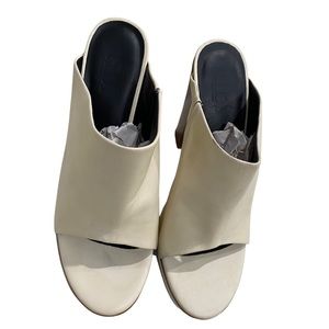 Tibi New Tork  leather heels Size 37.5 Made in Brazil